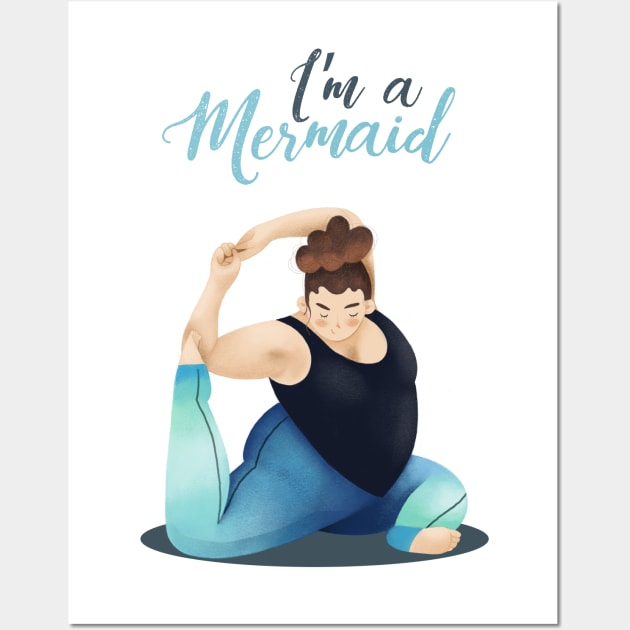 I'm a Mermaid Wall Art by Gummy Illustrations